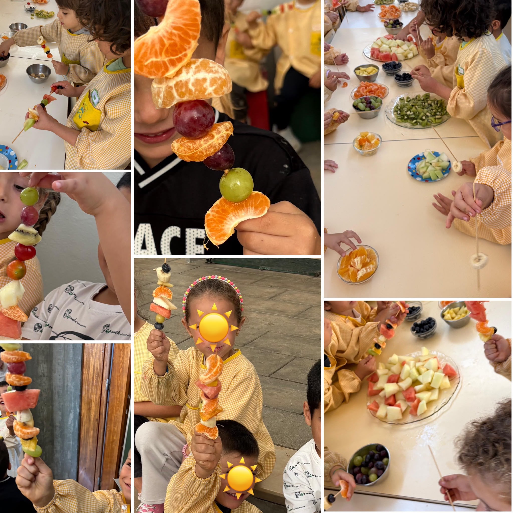 Alunos da Escola Básica da Aldeia Nova celebram Dia Mundial da Alimentação com espetadas de fruta